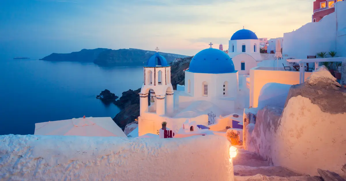 Santorini in greece