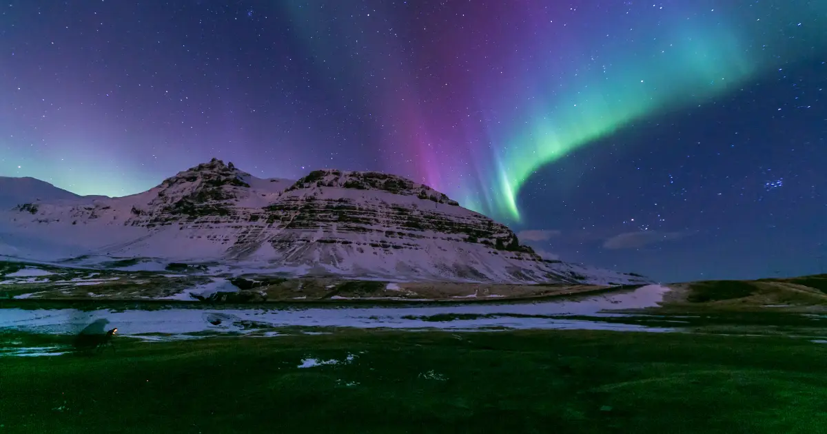 northern lights in Iceland