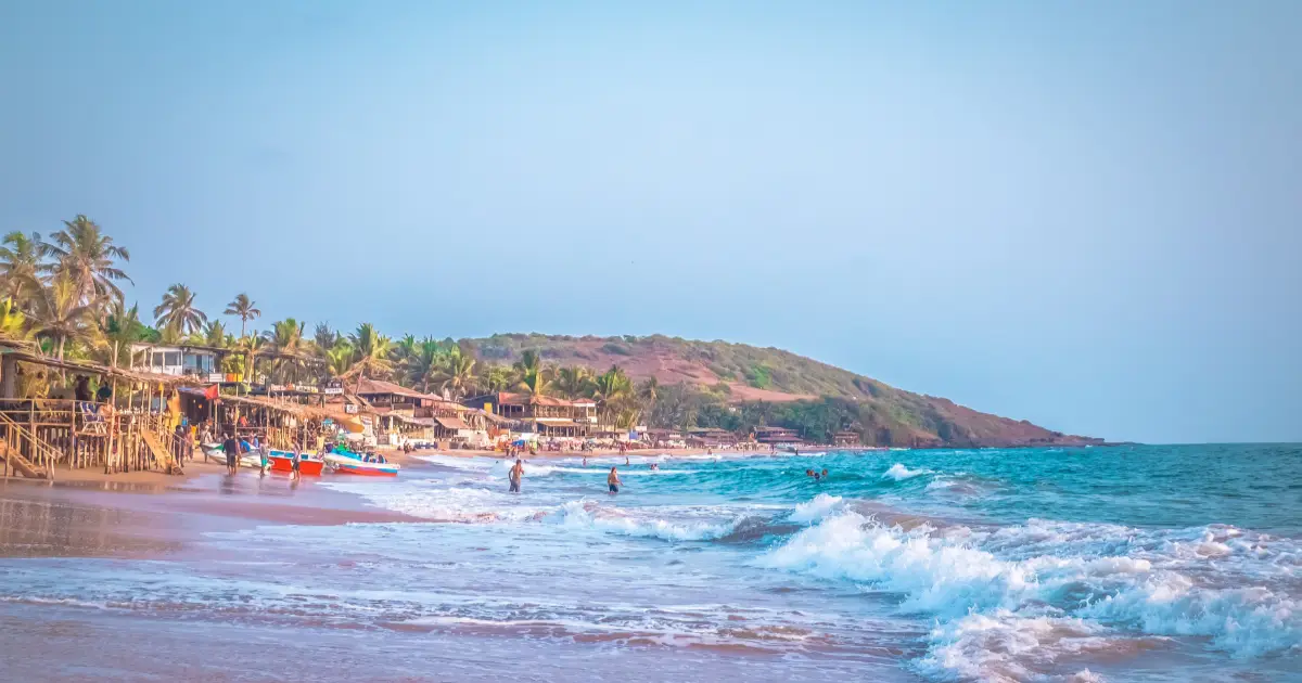 Calangute Beach in Goa