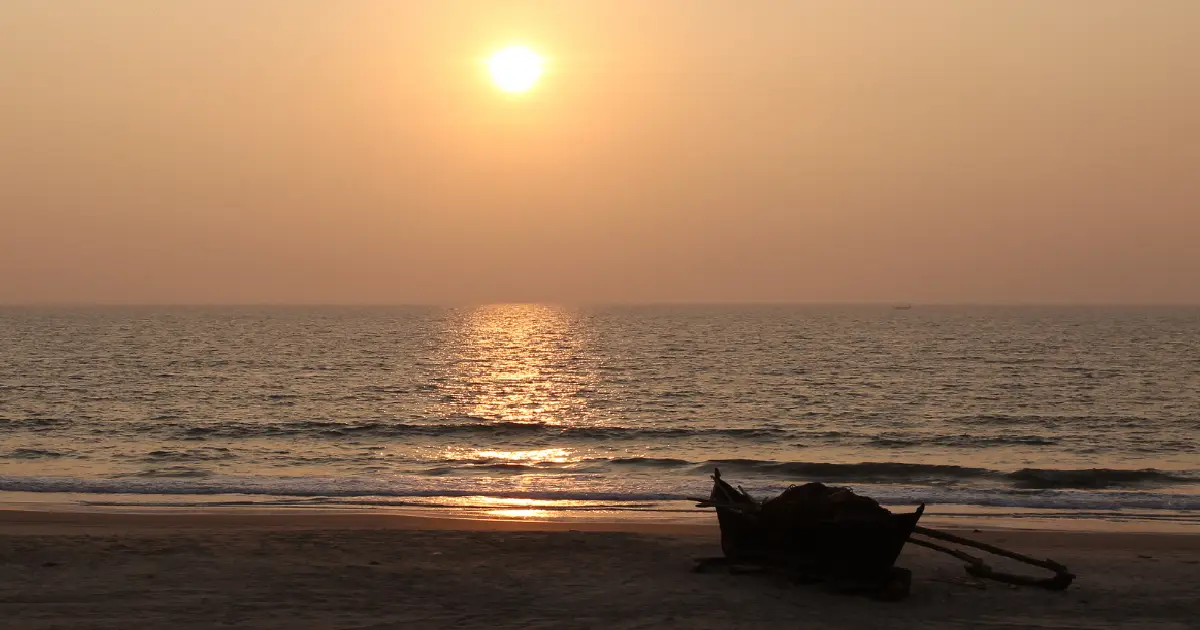 colva beach in south goa