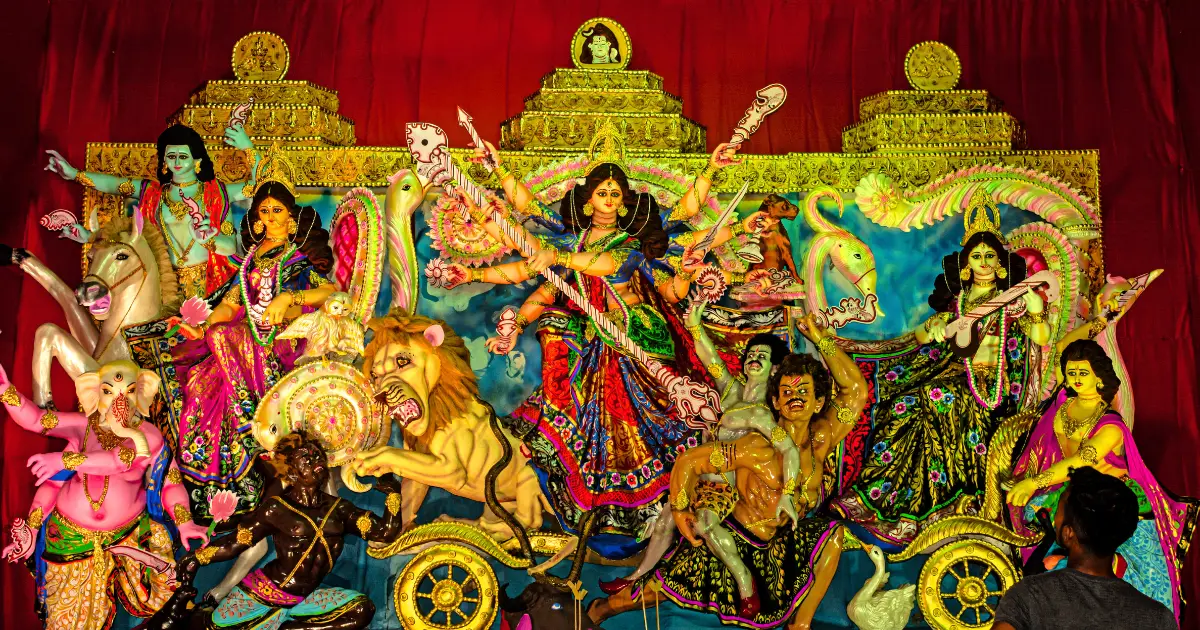 durga puja pandal