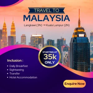 malaysia tour package from kolkata