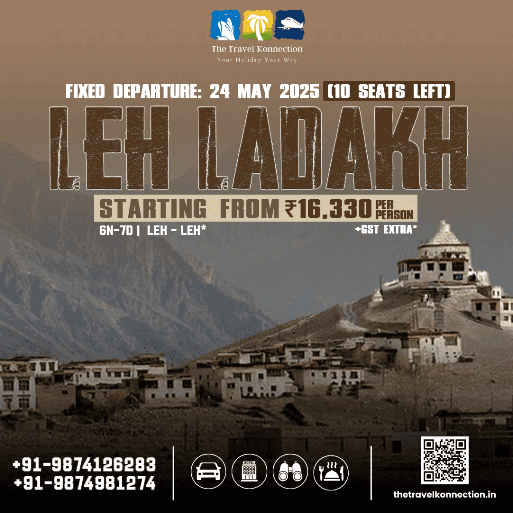 leh ladakh tour package from kolkata