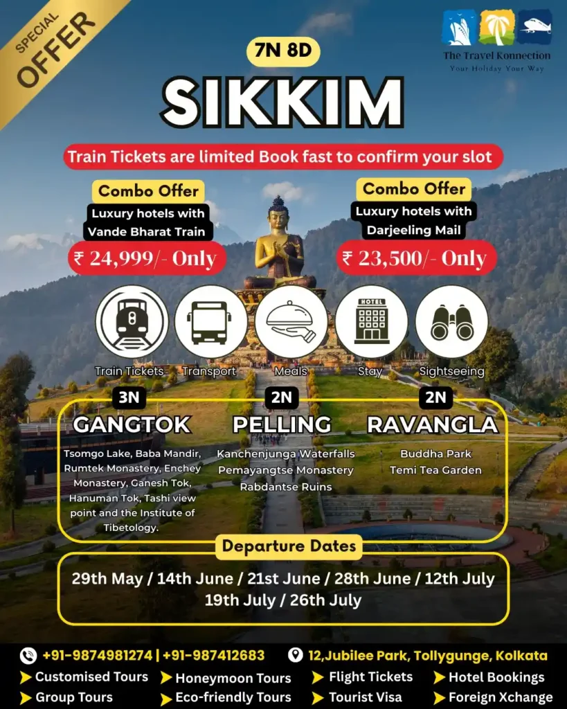 sikkim tour package in kolkata