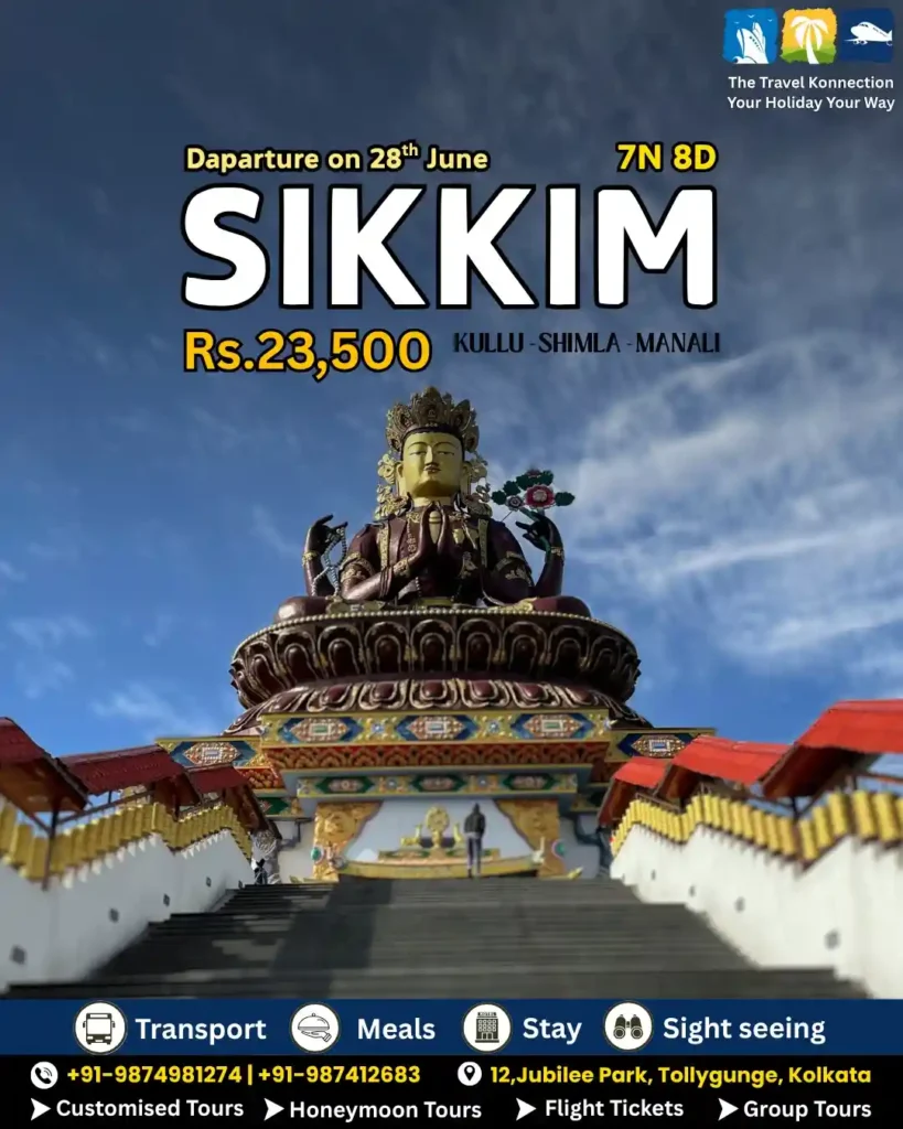 sikkim tour package from kolkata